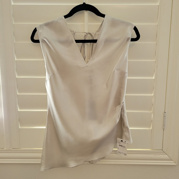 Allen Schwartz Drapey 100% Silk Top - Picture 5 of 13
